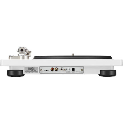 Denon DP-400 tocadiscos estéreo blanco 33 1/3 45 78 rpm plato pesado