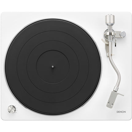 Denon DP-400 tocadiscos estéreo blanco 33 1/3 45 78 rpm plato pesado