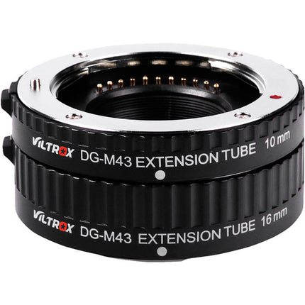 Viltrox Set de Tubos de Extensión Automáticos 10mm y 16mm para Micro Cuatro Tercios