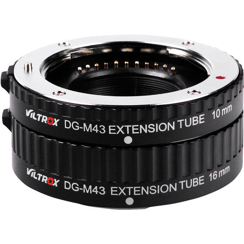 Viltrox Set de Tubos de Extensión Automáticos 10mm y 16mm para Micro Cuatro Tercios