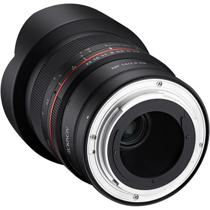 Rokinon 14mm f/2.8 Lente Full Frame Canon RF f/2.8 a f/22 Weather-Sealed