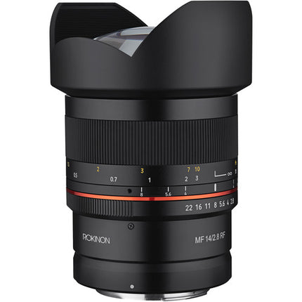Rokinon 14mm f/2.8 Lente Full Frame Canon RF f/2.8 a f/22 Weather-Sealed