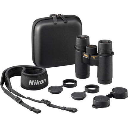 Nikon 8x30 Monarch HG Prismáticos 8x30 Ángulo 60° Estuche Correa