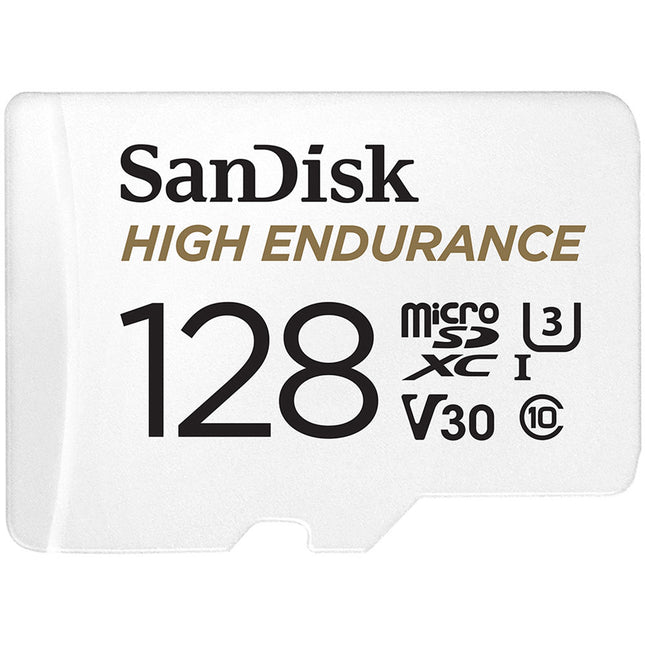 SanDisk 128GB microSDXC High Endurance UHS-I 100MBs con Adaptador SD
