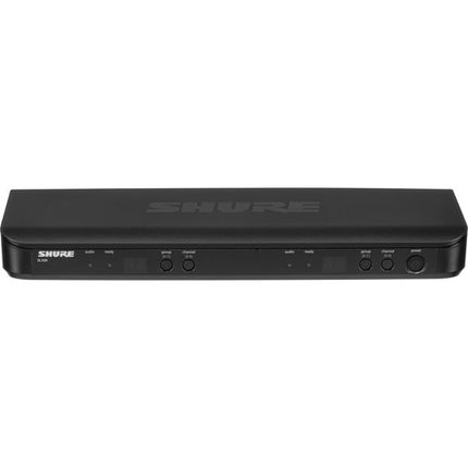 Shure BLX1288/CVL Sistema inalámbrico con micrófono Lavalier y de mano dual canal 14h batería rango 300 pies