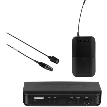 Shure BLX14/CVL Sistema Inalámbrico Micrófono Lavalier Cardioide 14 Horas Batería Ampliable 12 Canales