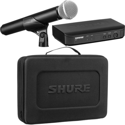 Shure BLX24/SM58 Sistema Inalámbrico de Micrófono con Bolsa y Cable XLR