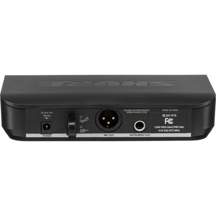 Shure BLX4 Receptor Inalámbrico de Mesa Canal Único 123 Frecuencias