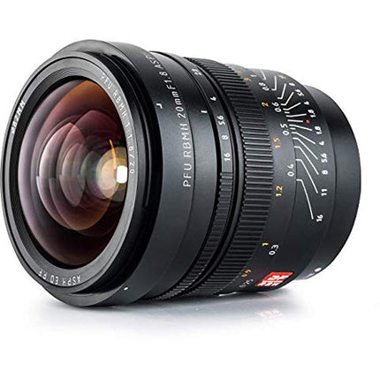 Viltrox PFU RBMH Objetivo 20mm f1.8 para Sony E Full Frame con Diafragma 14 Palas