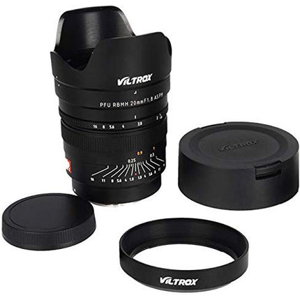 Viltrox PFU RBMH Objetivo 20mm f1.8 para Sony E Full Frame con Diafragma 14 Palas