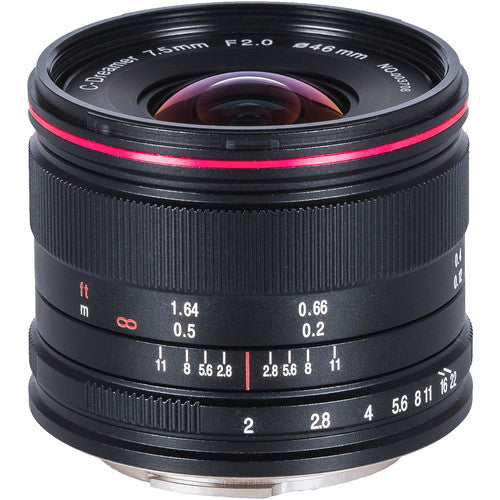 Venus Optics Laowa 7.5mm f/2 Lente Micro Cuatro Tercios Ultraligera Negra