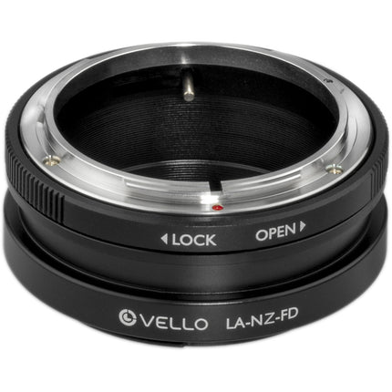 Vello Adaptador de Montura para Lentes Canon FD a Nikon Z con Enfoque Infinito y Anillo de Aleación