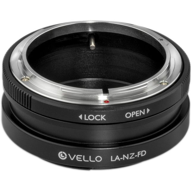 Vello Adaptador de Montura para Lentes Canon FD a Nikon Z con Enfoque Infinito y Anillo de Aleación