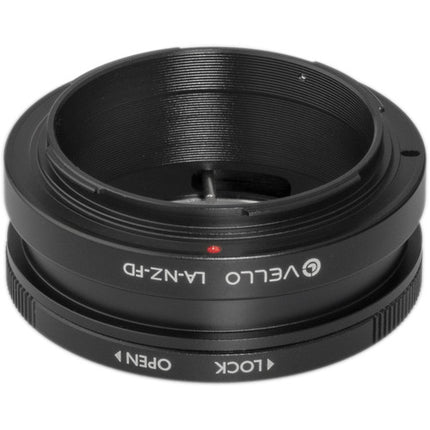 Vello Adaptador de Montura para Lentes Canon FD a Nikon Z con Enfoque Infinito y Anillo de Aleación