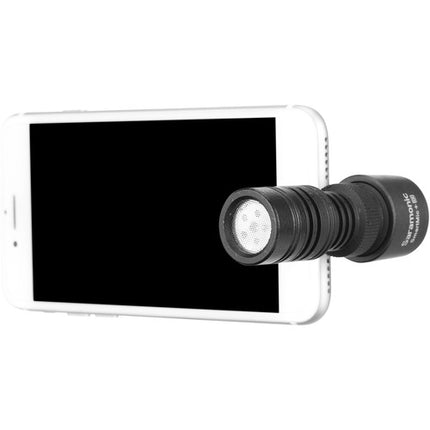 Saramonic SmartMic+ Di Micrófono Direccional Compacto para iOS con Cápsula Cardioide y Montura Ligera