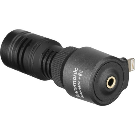 Saramonic SmartMic+ Di Micrófono Direccional Compacto para iOS con Cápsula Cardioide y Montura Ligera