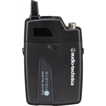 Audio-Technica ATW-T1001 Transmisor Inalámbrico Corporal 2.4 GHz 7 Horas Batería Ajuste de Ganancia
