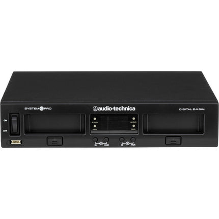 Audio-Technica ATW-1312/L System 10 PRO Sistema inalámbrico dual canal microfono lavalier y de mano 7 horas bateria rango 60 metros