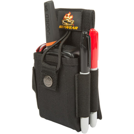 Setwear Radio Pouch Funda para Radio 2-Way 6.5 Pulgadas 600D Polyester