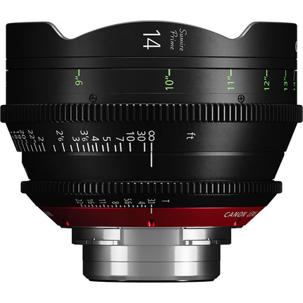 Canon 14mm Sumire Prime T3.1 PL Montura Lente Cine Ultra Gran Angular 4K