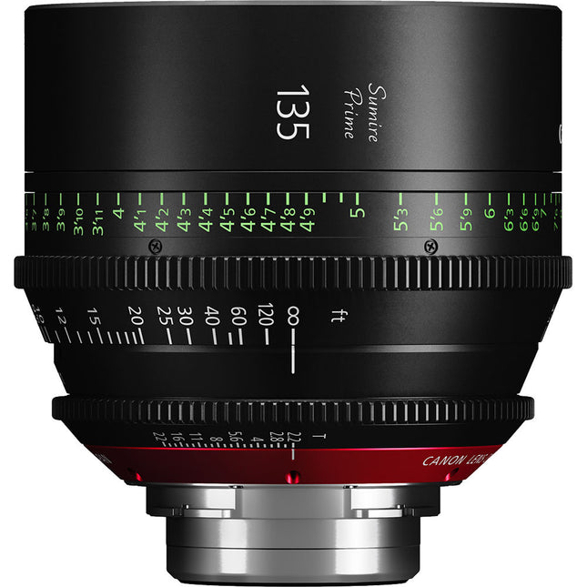 Canon 135mm Sumire Prime T2.2 Objetivo Cinema 4K Apertura T2.2 Diámetro 114mm