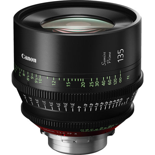 Canon 135mm Sumire Prime T2.2 Objetivo Cinema 4K Apertura T2.2 Diámetro 114mm