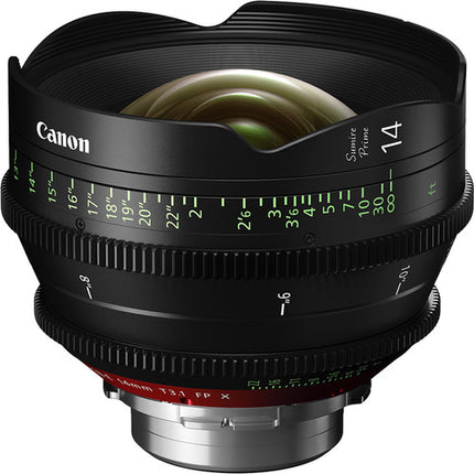Canon 14mm Sumire Prime T3.1 PL Montura Lente Cine Ultra Gran Angular 4K