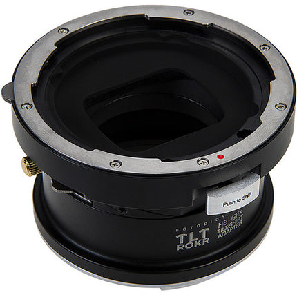 FotodioX Pro TLT ROKR Adaptador Montura Lente Tilt-Shift Hasselblad V a Fujifilm GFX con Rotación 360° y Desplazamiento +/-10mm