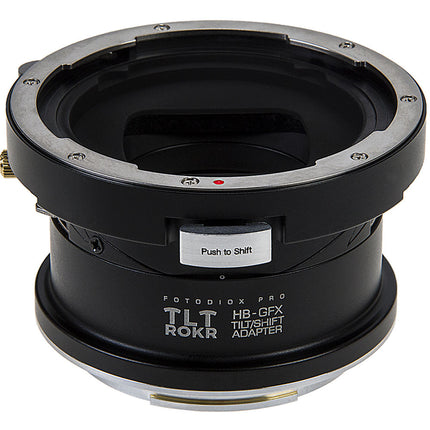 FotodioX Pro TLT ROKR Adaptador Montura Lente Tilt-Shift Hasselblad V a Fujifilm GFX con Rotación 360° y Desplazamiento +/-10mm