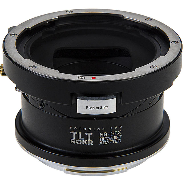 FotodioX Pro TLT ROKR Adaptador Montura Lente Tilt-Shift Hasselblad V a Fujifilm GFX con Rotación 360° y Desplazamiento +/-10mm