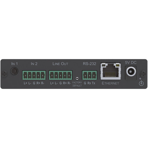 Kramer DSP-1 Procesador de Sonido Digital Mini con Montaje y Fuente de Poder