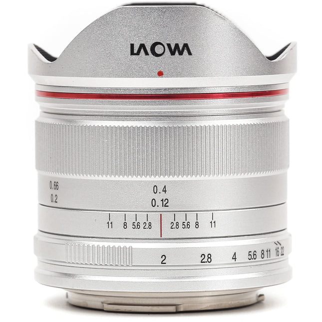 Venus Optics Laowa 7.5mm f/2 para Micro Cuatro Tercios ultraligera plateada