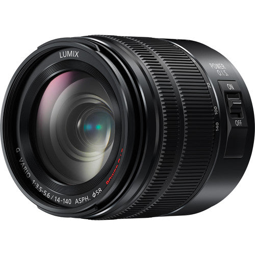 Panasonic LUMIX G Vario 14-140mm f3.5-5.6 II ASPH Zoom Micro Cuatro Tercios estabilizador óptico POWER OIS resistente al polvo y salpicaduras