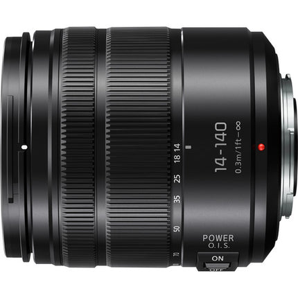 Panasonic LUMIX G Vario 14-140mm f3.5-5.6 II ASPH Zoom Micro Cuatro Tercios estabilizador óptico POWER OIS resistente al polvo y salpicaduras