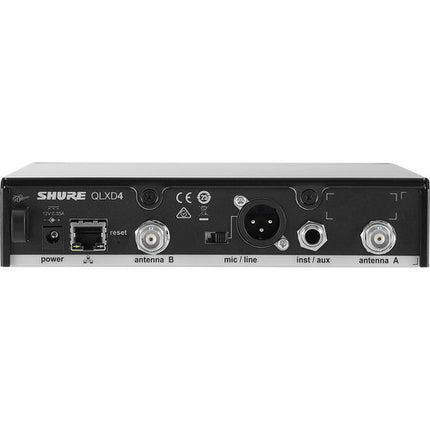 Shure QLXD14/SM35 Sistema Micrófono Inalámbrico Headset Cardioide 9 Horas Batería 330 Pies Alcance
