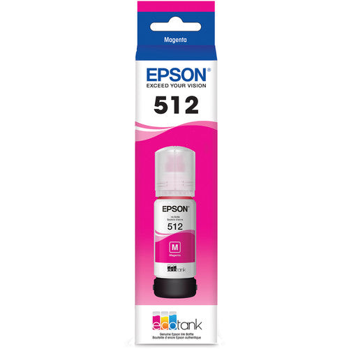 Epson T512 Magenta EcoTank tinta 70mL para ET-7700 ET-7750 5000 páginas