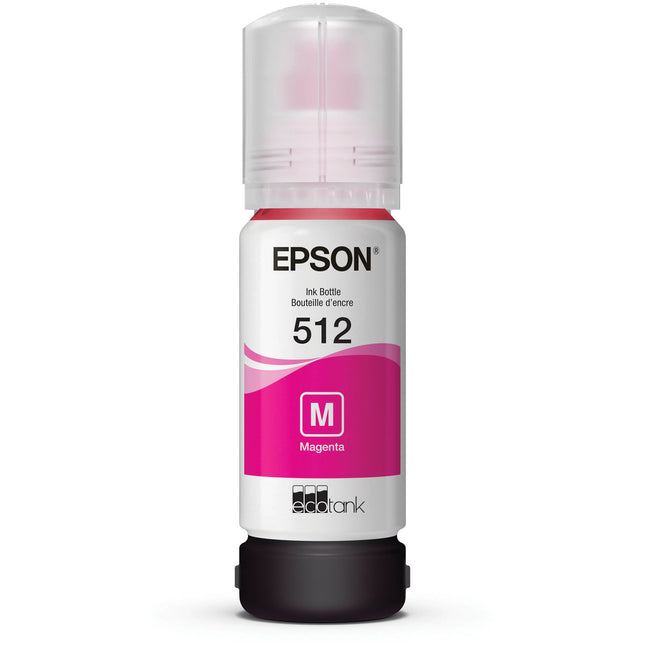 Epson T512 Magenta EcoTank tinta 70mL para ET-7700 ET-7750 5000 páginas
