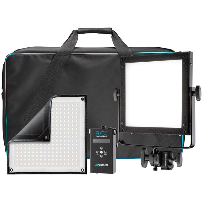 Westcott Flex Cine Bi-Color Kit de Iluminación 1 x 1' con Dimmer y Panel Difusor