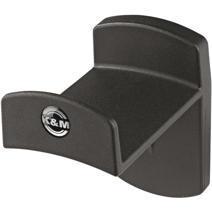 K&M Soporte de Pared para Auriculares Negro con Cubierta Tornillos y Anclajes
