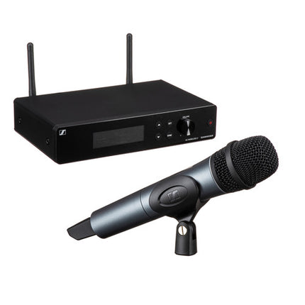 Sennheiser XSW 2 Sistema Inalámbrico Combo Micrófono de Mano y Diadema 10 Horas de Batería 125 Pies de Alcance