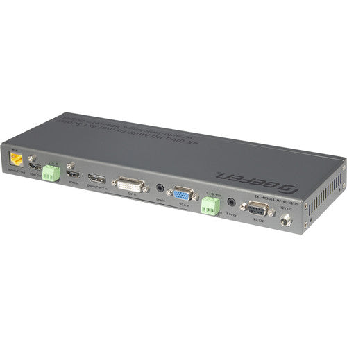 Gefen 4K Multi-Formato 4 x 1 Escalador con Auto-Switching Salida HDBaseT y Soporte para Señales Hasta 130 Pies