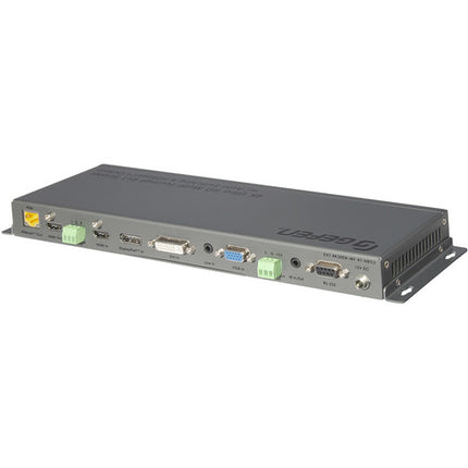 Gefen 4K Multi-Formato 4 x 1 Escalador con Auto-Switching Salida HDBaseT y Soporte para Señales Hasta 130 Pies