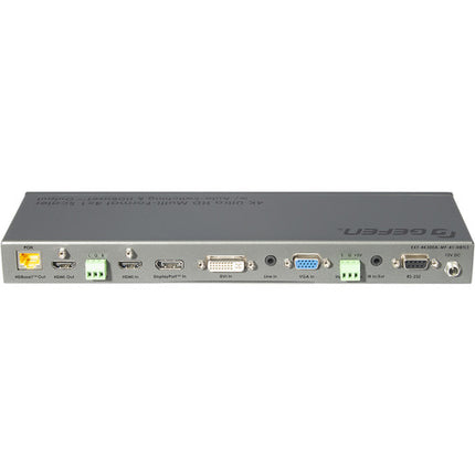 Gefen 4K Multi-Formato 4 x 1 Escalador con Auto-Switching Salida HDBaseT y Soporte para Señales Hasta 130 Pies