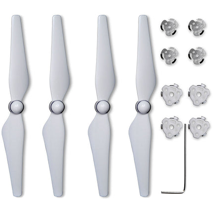 Ultimaxx Ultimate Series Hélices para DJI Phantom 4 Set de 4 Blanco con Kit de Instalación