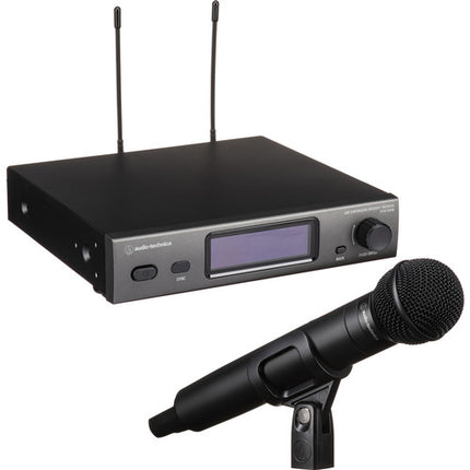 Audio-Technica ATW-3212/C510 Sistema Inalámbrico Micrófono Mano 9.5 Horas Batería Alcance 100 Metros