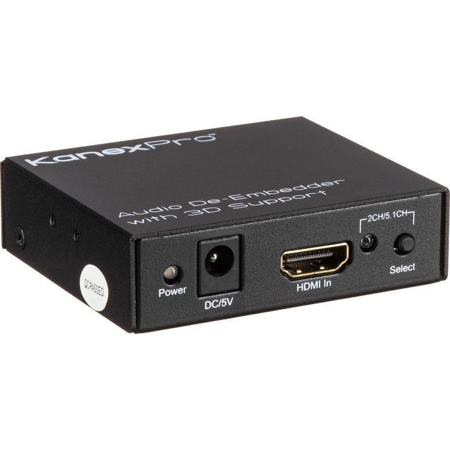 KanexPro extractor de audio HDMI salida video 1080p 60Hz 6.75 Gbps