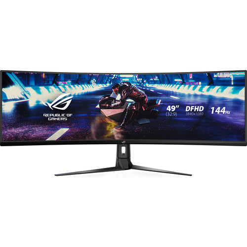 ASUS Republic of Gamers Strix XG49VQ Monitor Curvo 49 Ultra-Wide 144 Hz VA Panel