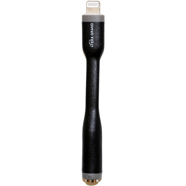 Tera Grand Adaptador de Audio Lightning a Jack 3.5mm con Control de Música Negro