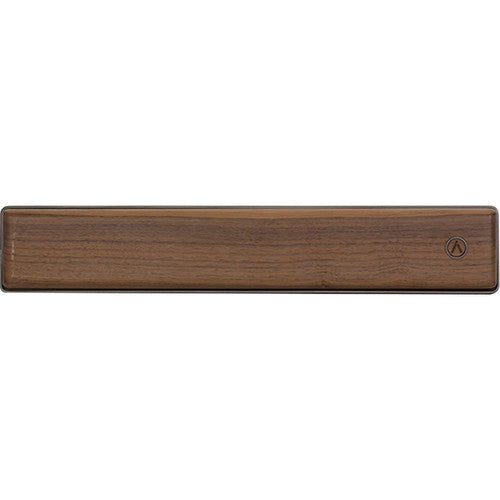 AZIO Walnut Descanso de Palma Retro Clásico Madera de Nogal Base de Aleación de Aluminio
