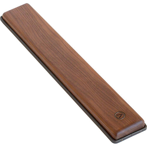 AZIO Walnut Descanso de Palma Retro Clásico Madera de Nogal Base de Aleación de Aluminio